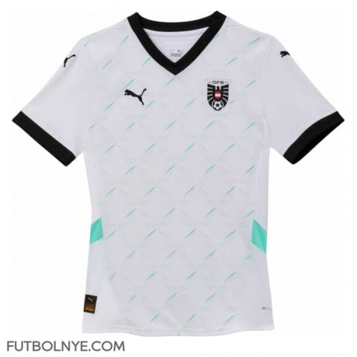 Camiseta Austria Visitante Equipación para mujer Eurocopa 2024 manga corta